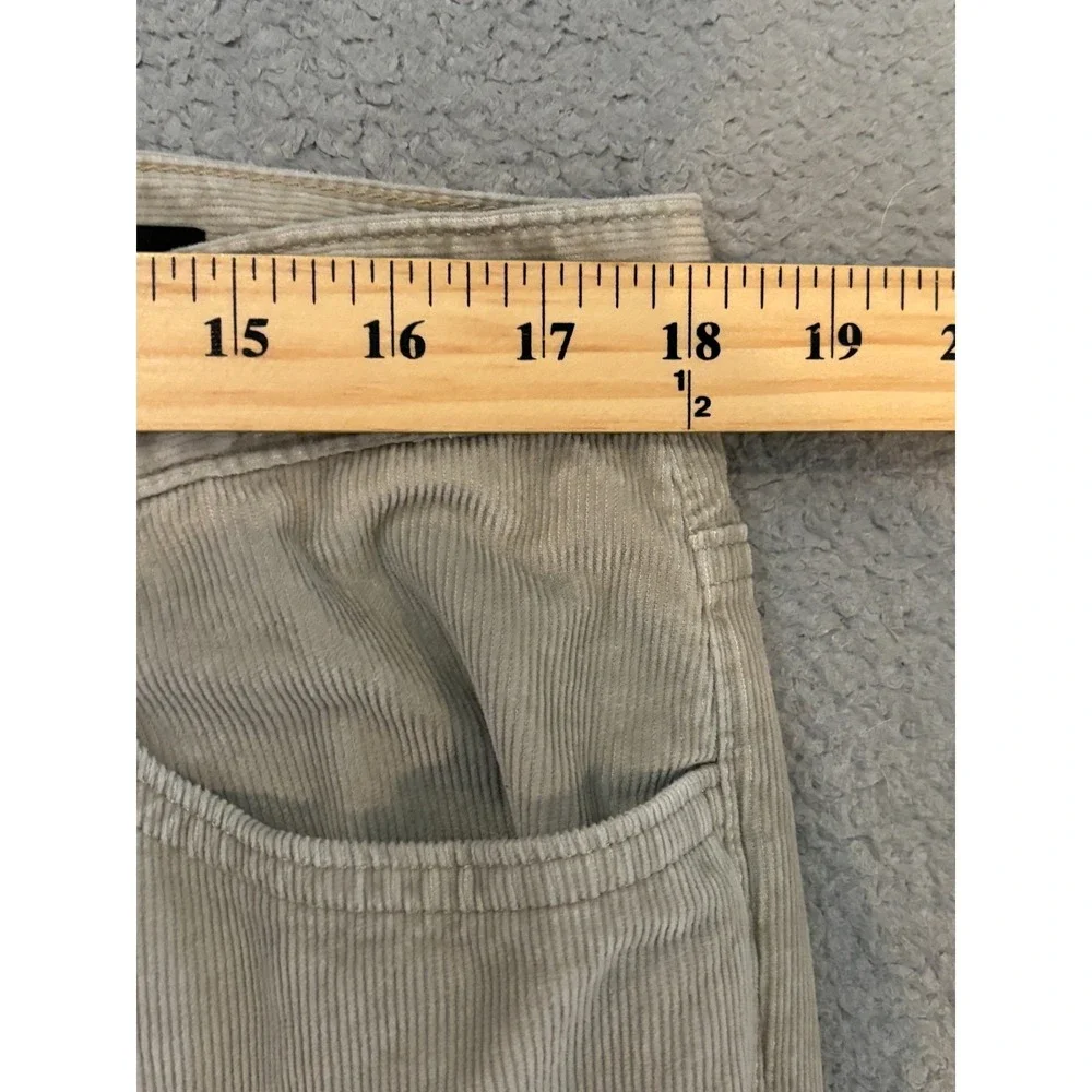 Banana Republic Traveler Slim Corduroy Pants Mens 35x30 Beige Straight Leg